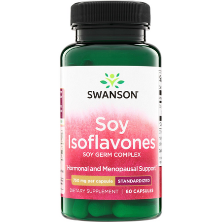 Swanson Sojové Isoflavony 750 mg 60 kapslí
