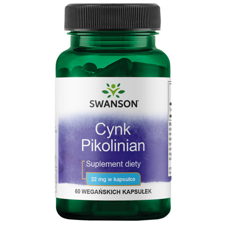 Swanson Zinek Pikolinát 22 mg 60 kapslí