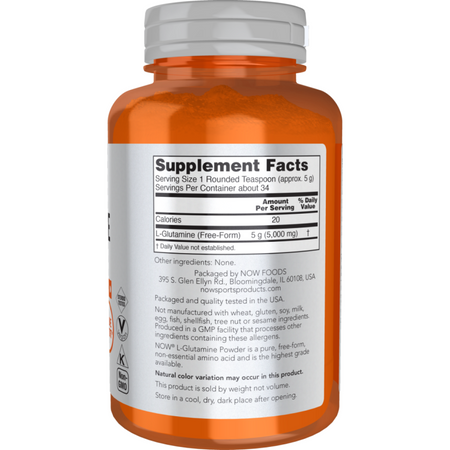 Now Foods L-Glutamin Pudr 454 g