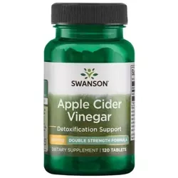 Swanson Jablečný Ocet (Apple Cider Vinegar) Double Strength 200 mg 120 tablet