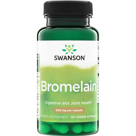 Swanson Bromelain 500 mg 60 kapslí