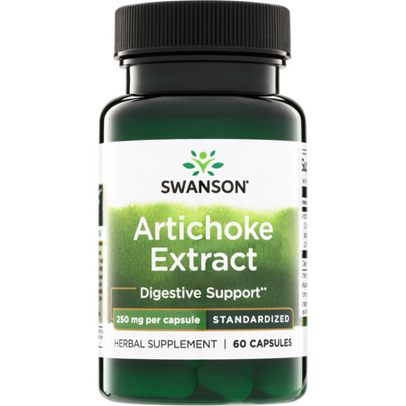 Swanson Artyčok (Artichoke) Extract 250 mg 60 kapslí