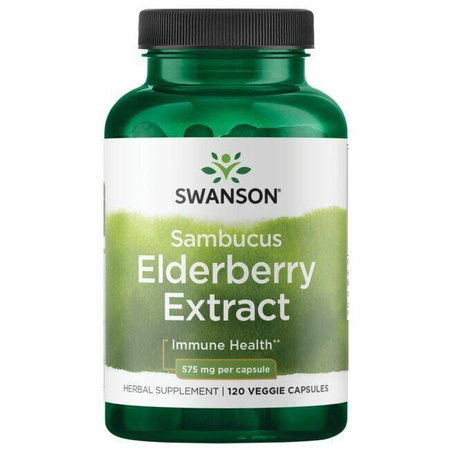 Swanson Černý Bez Extract 575 mg 120 veg kapslí