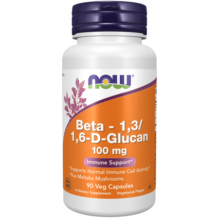 Now Foods Beta 1,3/1,6- D -Glucan 100 mg 90 veg kapslí