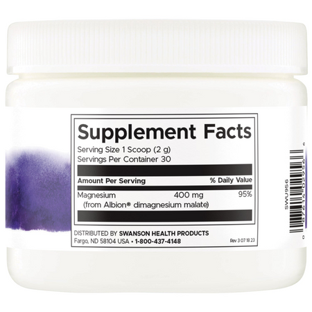 Swanson Albion DiMagnesium Malate Pudr 60 g