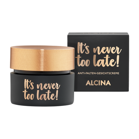 ALCINA It's never too late Anti-Wrinkle Face Cream – protivráskový pleťový krém, 50 ml