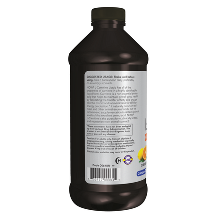 Now Foods L-Carnitine, Triple Strength Liquid 473 ml