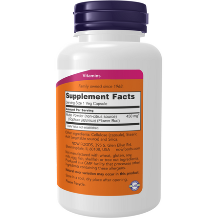 Now Foods Rutin 450 mg 100 veg kapslí