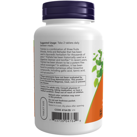 Now Foods Triphala 500 mg 120 tablet
