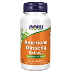 Now Foods American Ginseng Extract 100 kapslí