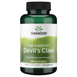 Swanson Čertův Dráp (Devil's Claw) 500 mg 100 kapslí