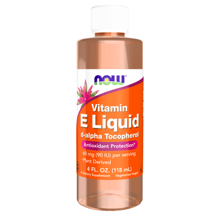Now Foods Vitamin E Liquid 118 ml kapky