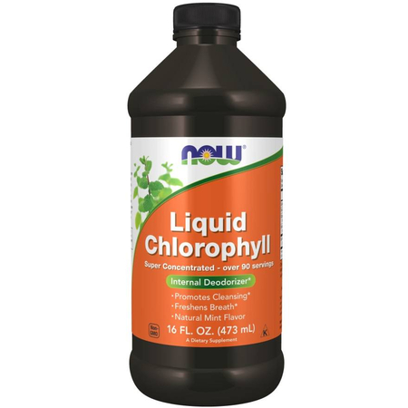 Now Foods Chlorophyll Liquid Mint 473 ml tekutý