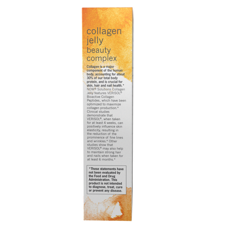Now Foods Collagen Jelly Beauty Complex Sweet Orange 10 Jelly Sticks