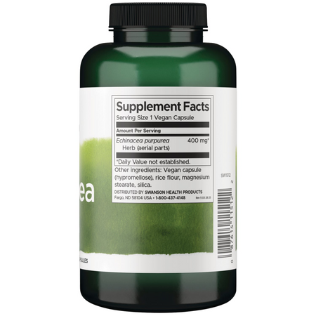 Swanson Echinacea 400 mg 180 kapslí