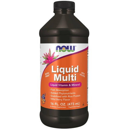 Now Foods Liquid Multi, Wild Berry 473 ml