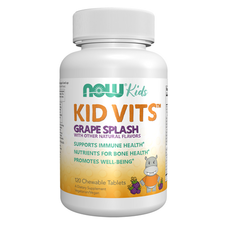 Now Foods Kid Vits Grape Splash 120 tablet