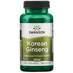 Swanson Korean Ginseng 500 mg 100 kapslí