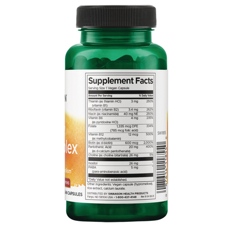 Swanson Daily B-Complex 100 kapslí