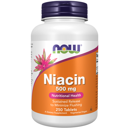 Now Foods Niacin 500 mg 250 tablet