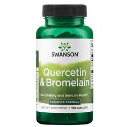 Swanson Kvercetin (Quercetin) a Bromelain 100 kapslí