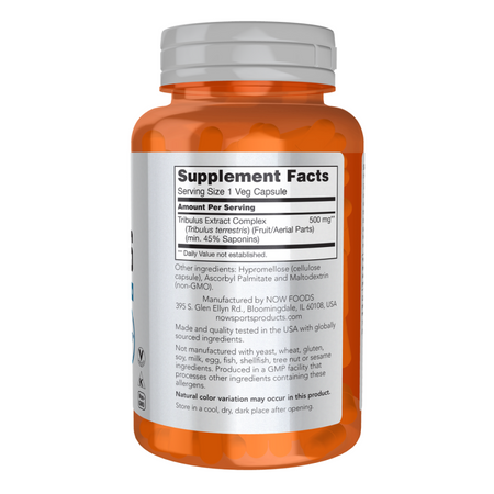 Now Foods Tribulus 500 mg 100 kapslí