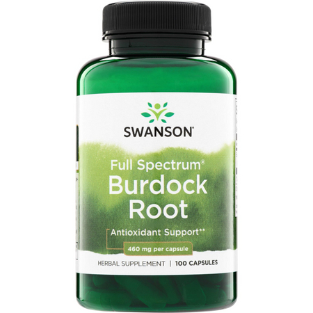 Swanson Lopuch (Burdock) 460 mg 100 kapslí