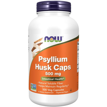 Now Foods Psyllium Husk Caps 500 mg 500 kapslí