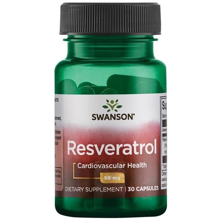 Swanson Resveratrol 50 mg 30 kapslí