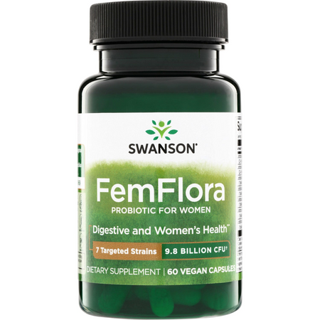 Swanson Femflora Probiotika pro Ženy 60 kapslí