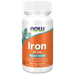 Now Foods Iron 18 mg 120 kapslí
