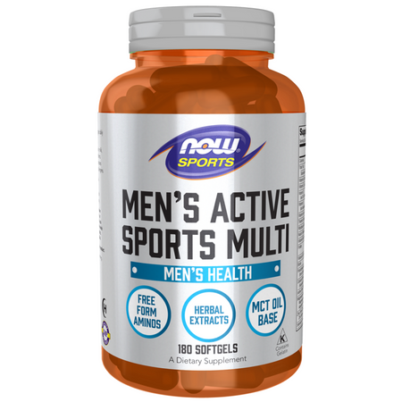 Now Foods Men's Active Sports Multi 180 kapslí