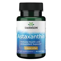 Swanson Astaxanthin 4 mg 60 kapslí