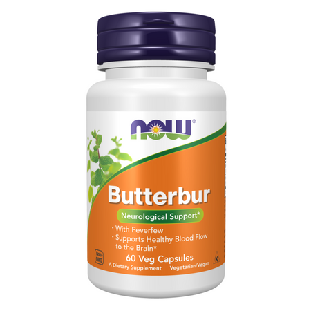 Now Foods Butterbur 75 mg 60 kapslí