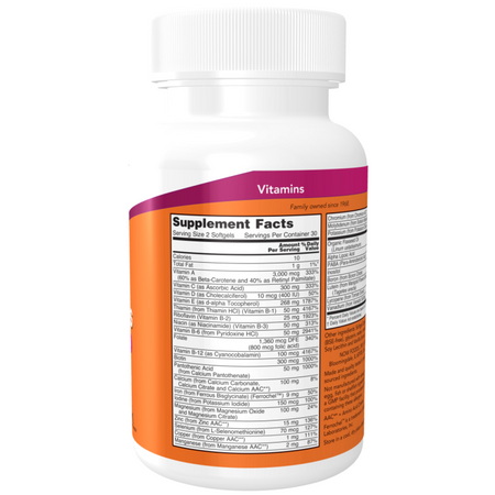 Now Foods Liquid Multi Gels 60 kapslí