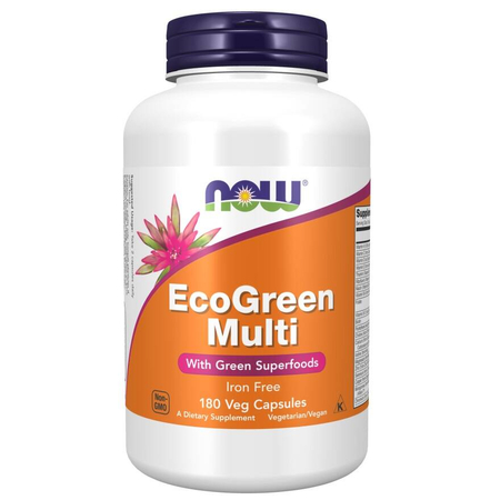 Now Foods EcoGreen Multi 180 veg kapslí