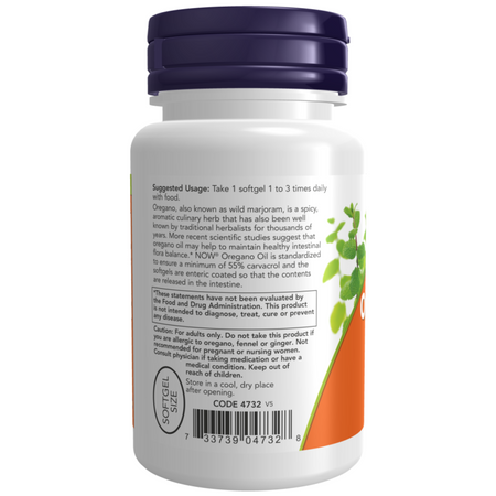 Now Foods Oregano Oil Extract 90 kapslí