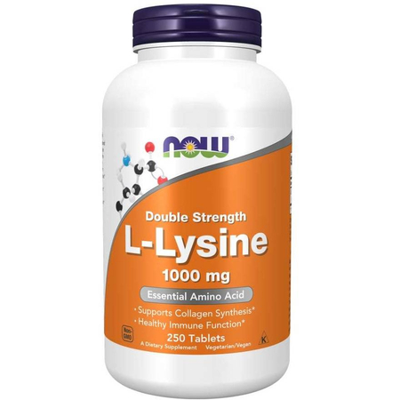 Now Foods L-Lysine 1000 mg Double Strength 250 tablet