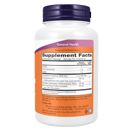 Now Foods Super Colostrum 500 mg 90 kapslí