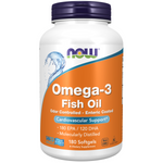 Now Foods Omega-3 Molecularly Distilled Enteric Coated 180 kapslí