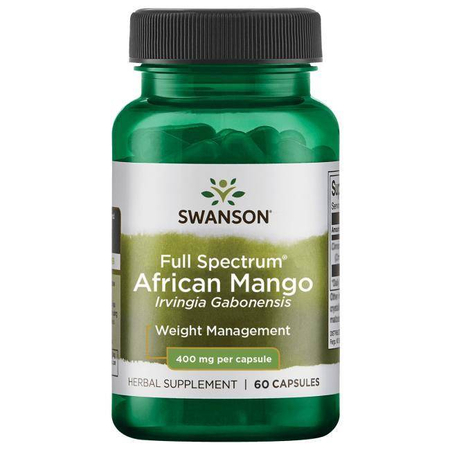 Swanson Africké Mango (Irvingia Gabonensis) 400 mg 60 kapslí