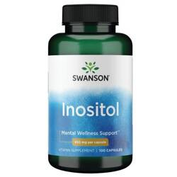 Swanson Inositol 650 mg 100 kapslí