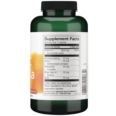 Swanson Ultra C Formula 250 kapslí