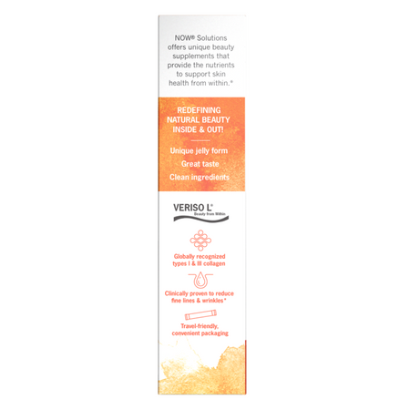 Now Foods Collagen Jelly Beauty Complex Sweet Orange 10 Jelly Sticks