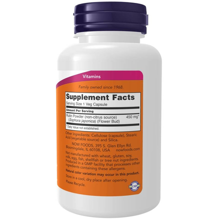 Now Foods Rutin 450 mg 100 veg kapslí