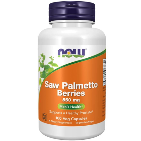 Now Foods Saw Palmetto Berries 550 mg 100 kapslí