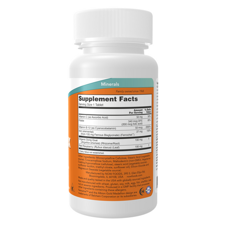 Now Foods Iron Complex Vegetarian 100 tablet