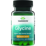 Swanson AjiPure Glycin 500 mg 60 kapslí