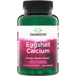 Swanson EggShell Calcium with Vitamin D-3 120 kapslí