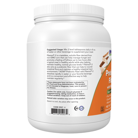 Now Foods Prebiotic Fiber with Fibersol®-2 Powder 340 g